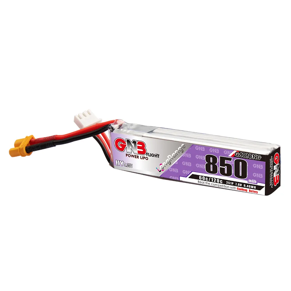 GAONENG GNB LiPo Battery 850mA - огляд і ціна Drone Kit Racing